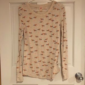 Long Sleeve Fox Shirt